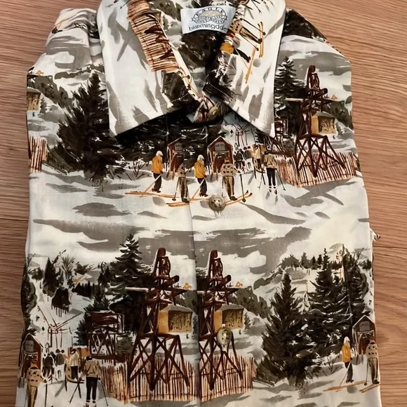 Vintage Bloomingdale's Ski Button Downnever worn